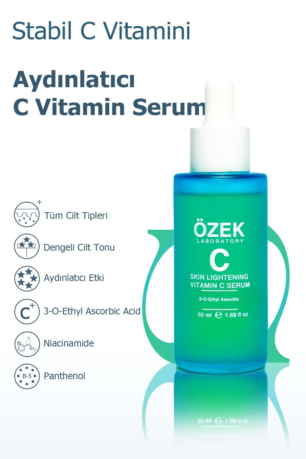Özek C Skin Lightening Vitamin C Serum 50 ml