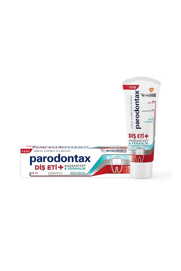 Parodontax Diş Eti + Hassasiyet Ferahlık Beyazlatıcı Diş Macunu 75 ml