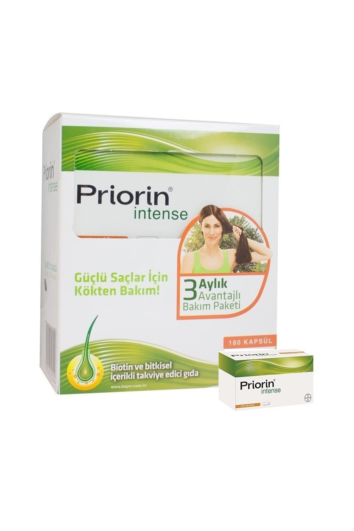 Priorin Intense Avantajlı Paket 120 + 60 Kapsül