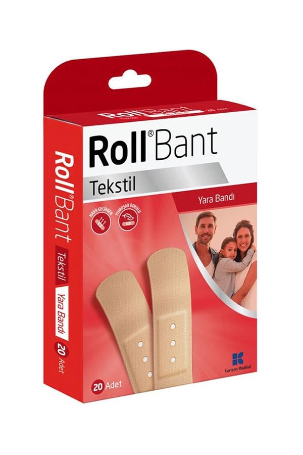 Roll Bant Tekstil Yara Bandı 20 Adet