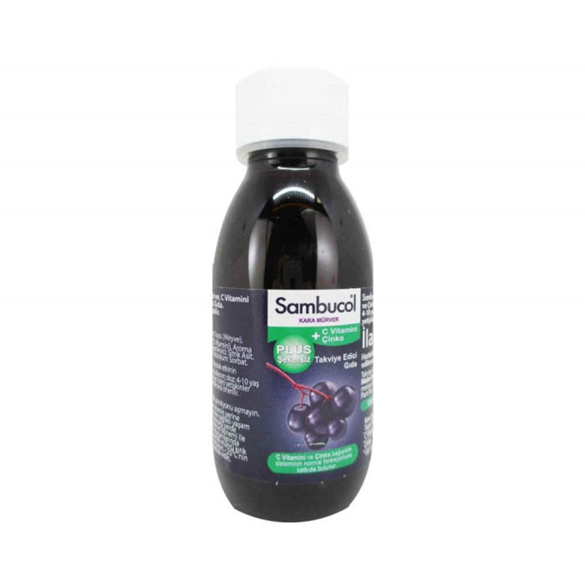 Sambucol Plus Şekersiz Şurup 120 ml