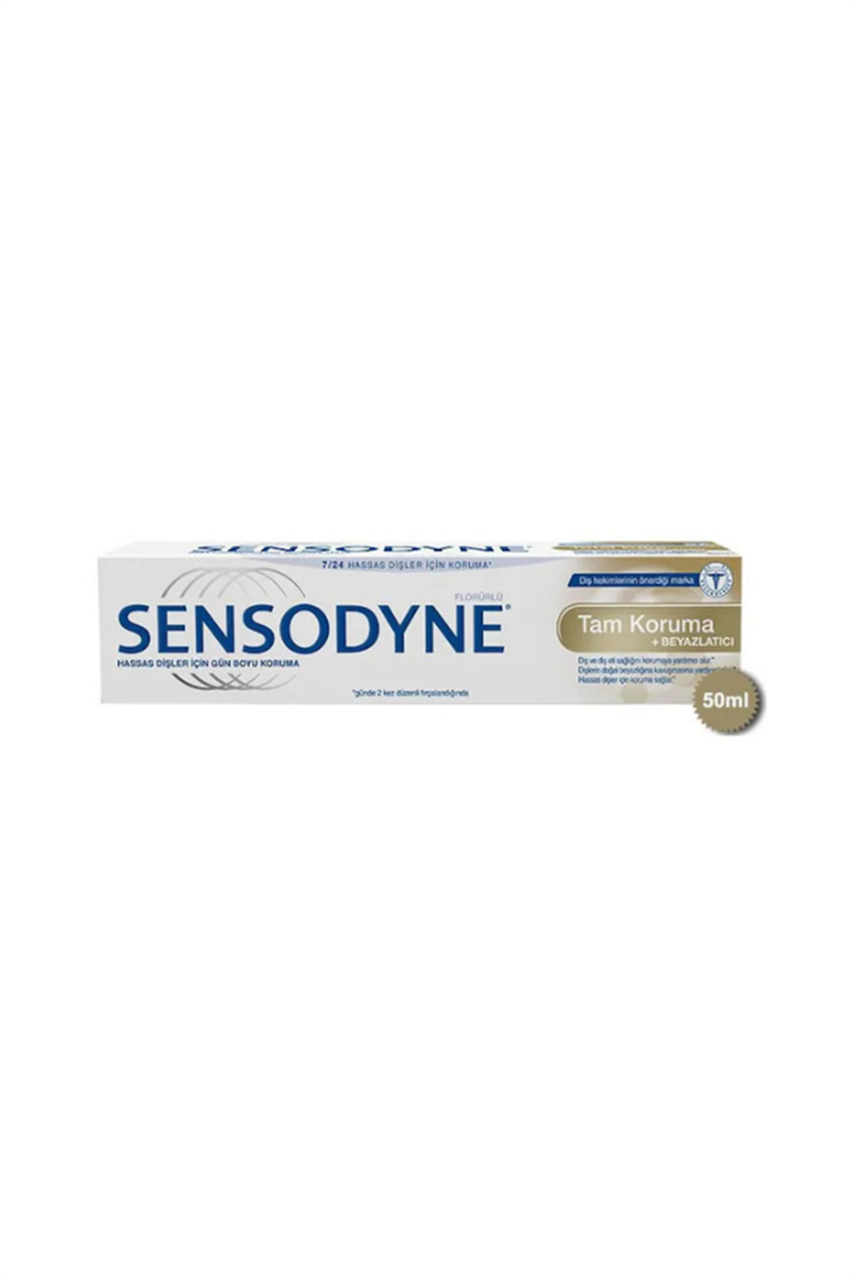 Sensodyne Diş Macunu Tam Koruma ve Beyazlatıcı 50 ml