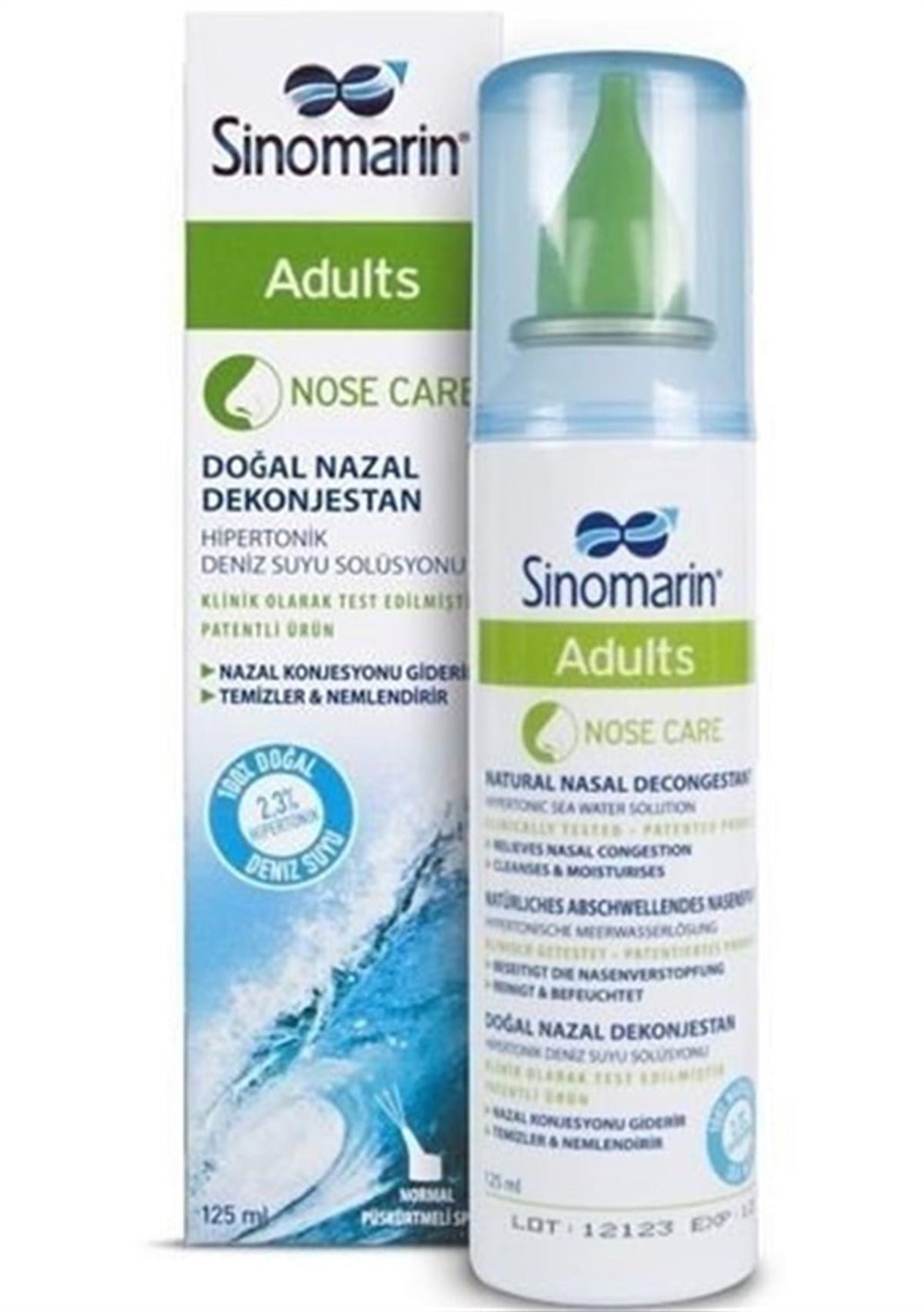 Sinomarin Adults Yetişkinler İçin Deniz Suyu 125 ml
