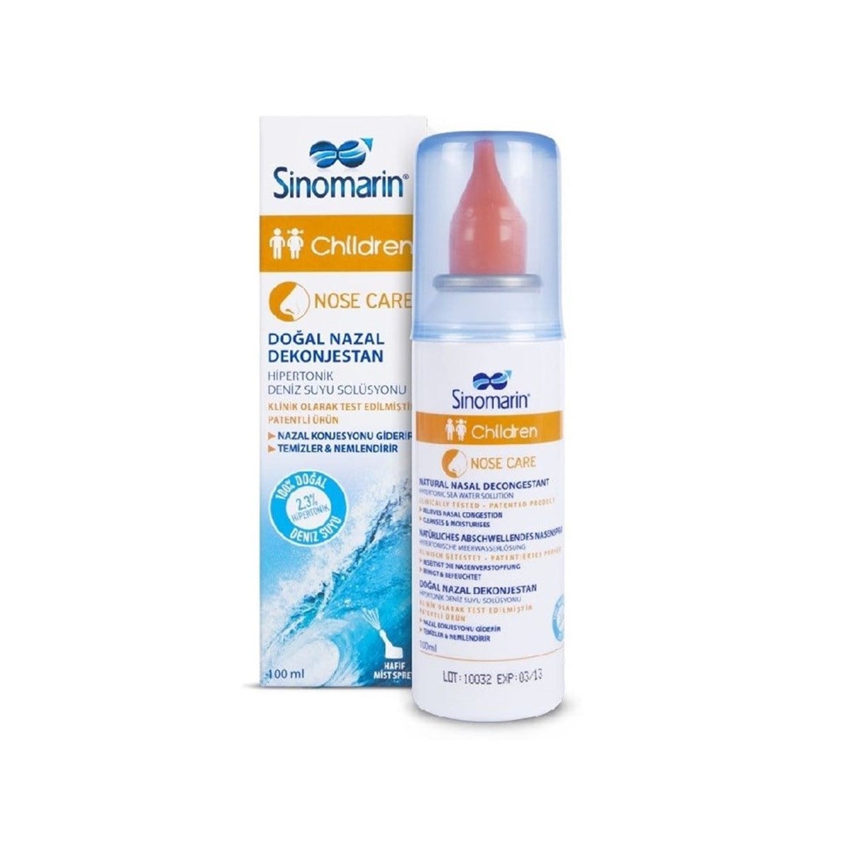 Sinomarin Çocuklar İçin Deniz Suyu Spreyi 100 ml