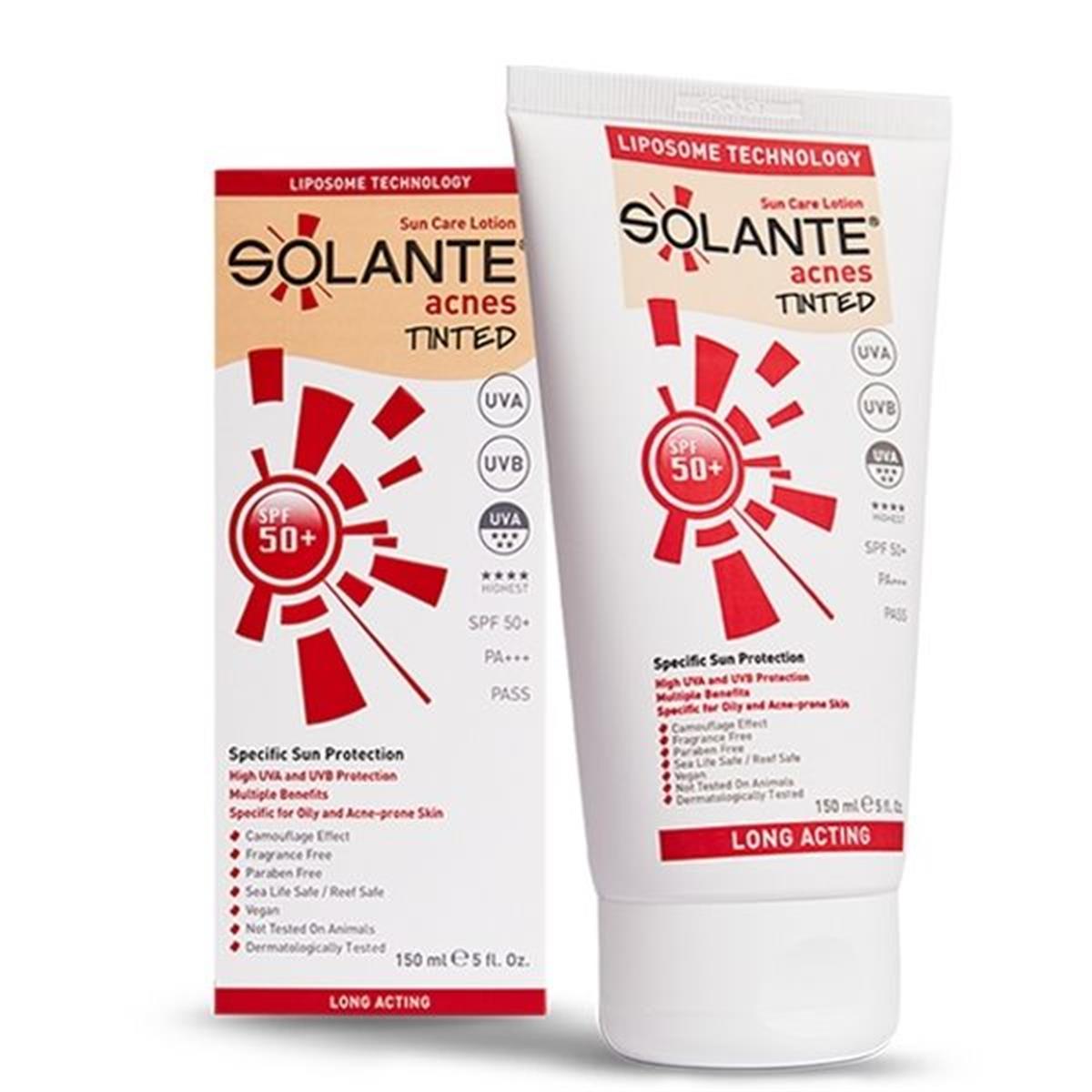 Solante Acnes Tinted SPF50 150 ml