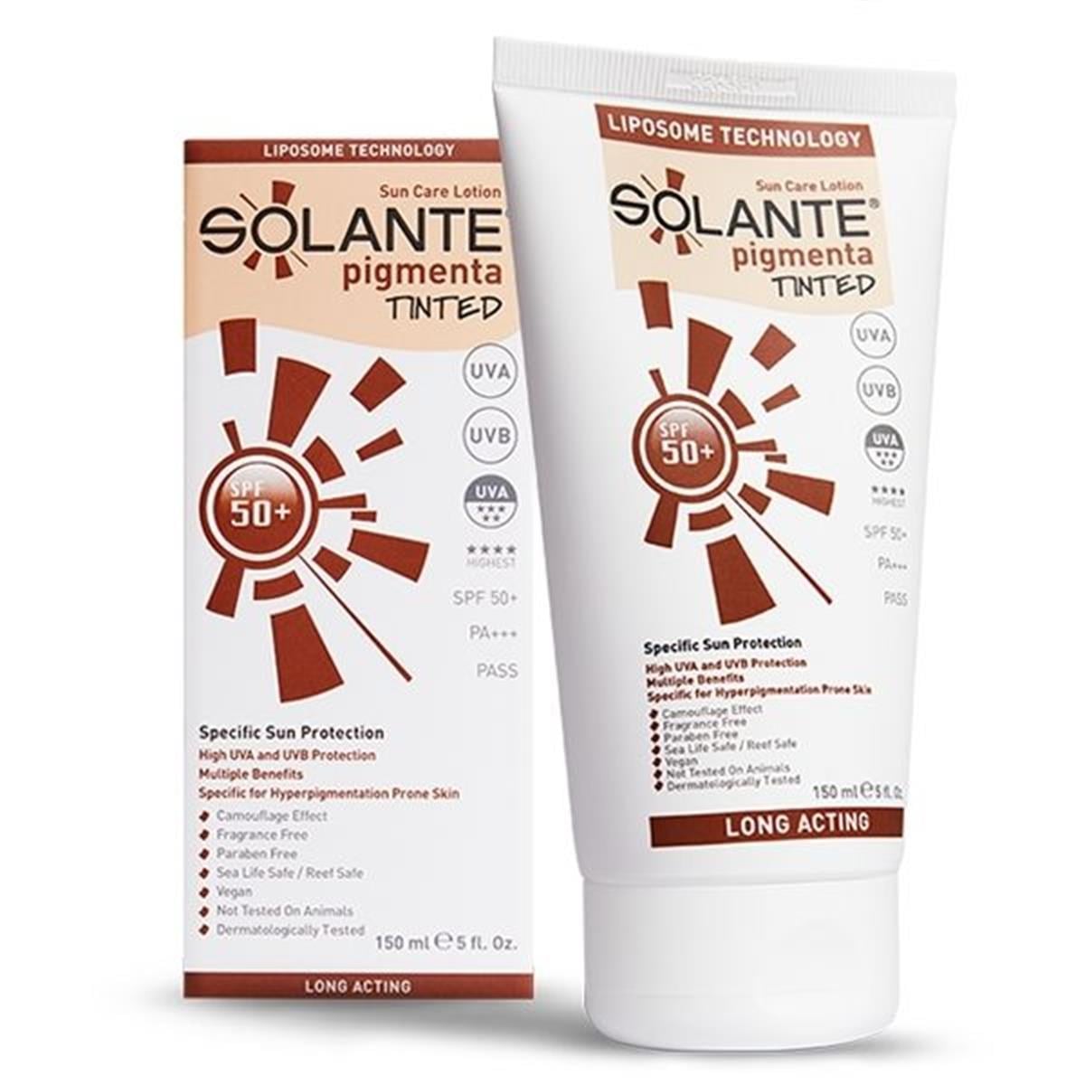 Solante Pigmenta Sun Care Lotion Tinted SPF50 150 ml