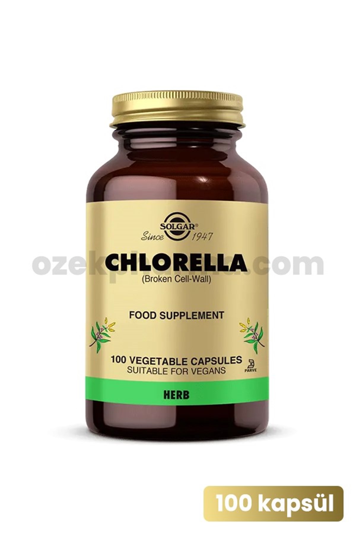 Solgar Chlorella 100 Kapsül
