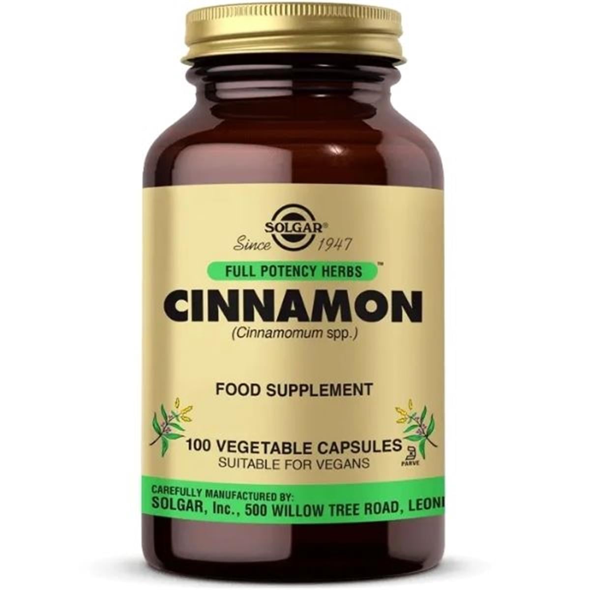 Solgar Cinnamon 100 Kapsül