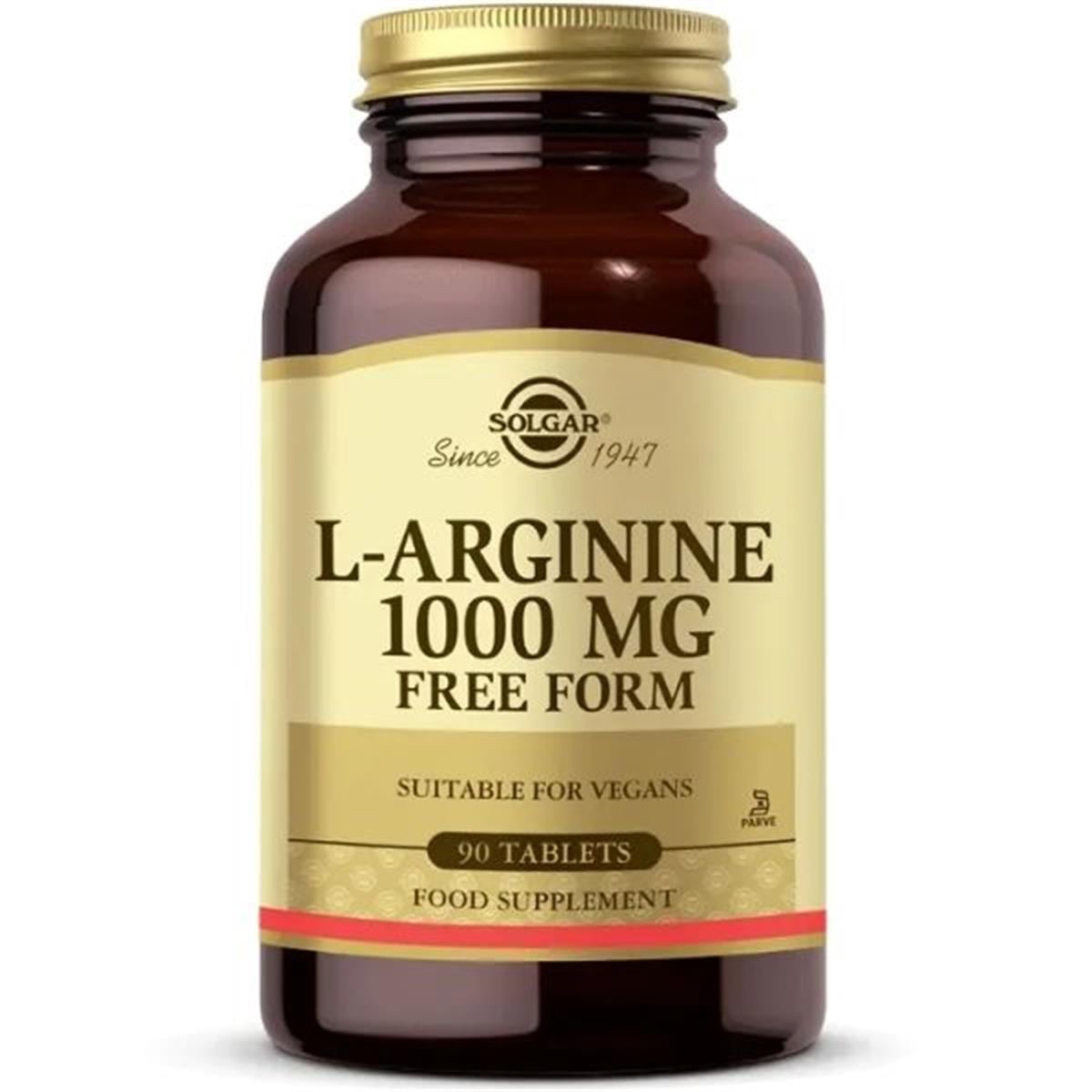 Solgar L Arginine 1000 mg 90 Tablet