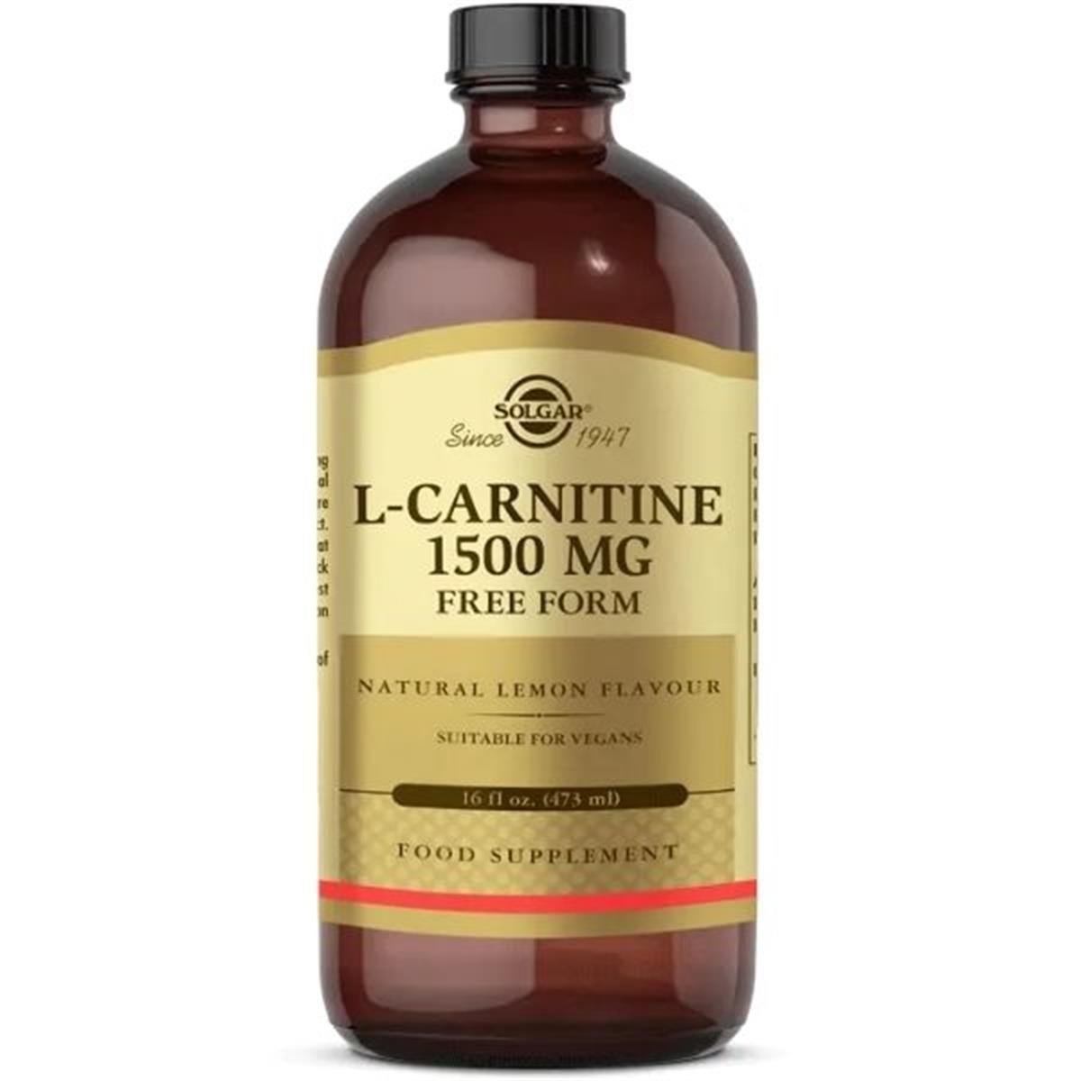 Solgar L Carnitine 1500 mg Free Form 473 ml