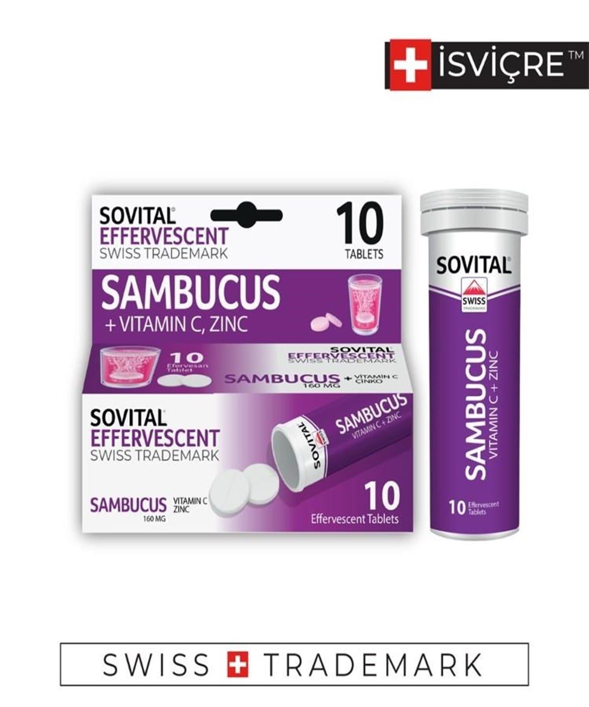 Sovital Effervescent Sambucus 10 Tablet