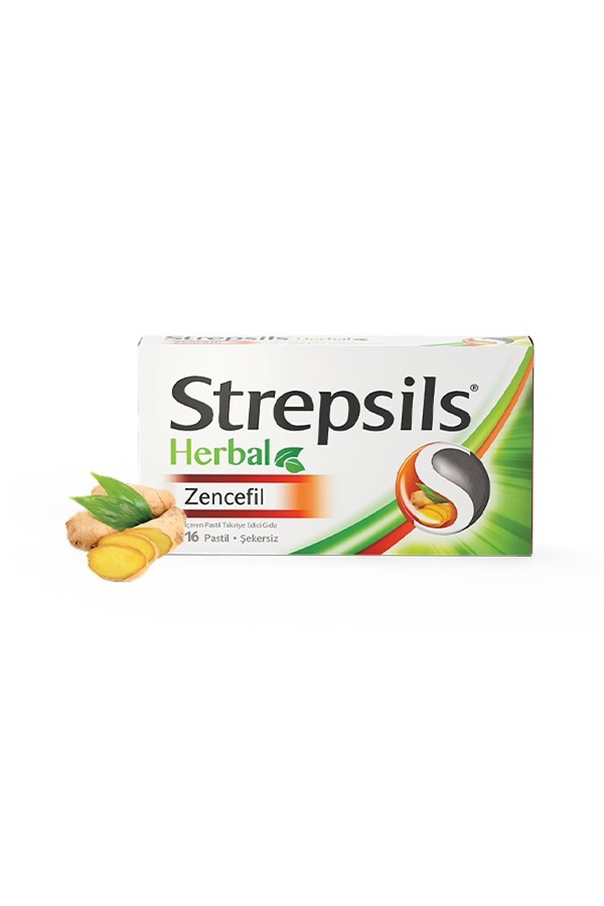 Strepsils Herbal Zencefil Aromalı 16 Pastil