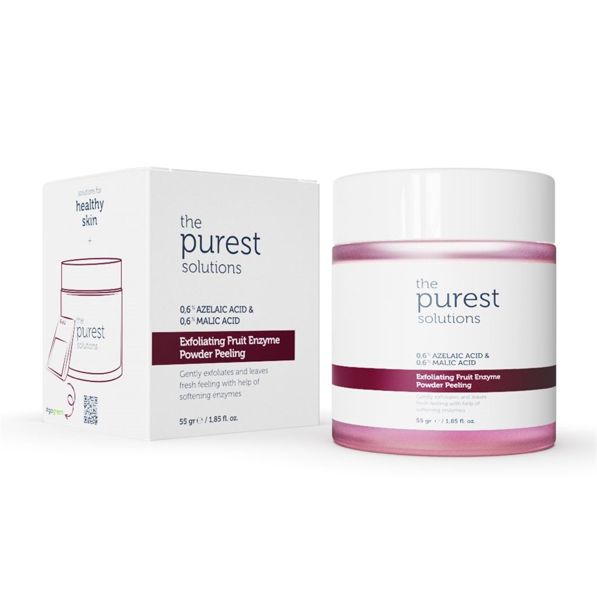 The Purest Solutions Fruit Enzyme Powder Exfoliator & Peeling 55 gr