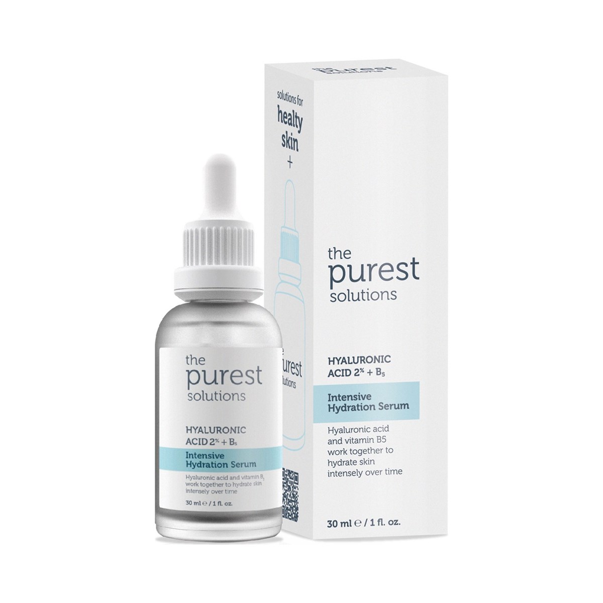 The Purest Solutions Tüm Cilt Tipleri İçin Yoğun Nemlendirici Bakım Serumu 30 ml