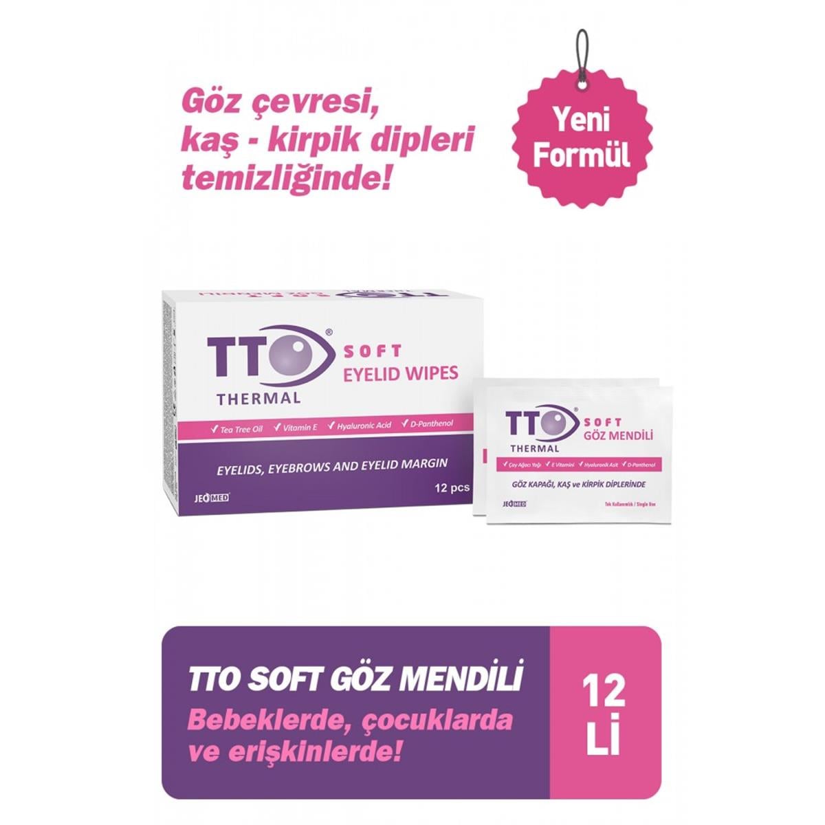 TTO Soft Göz Mendili 12'li