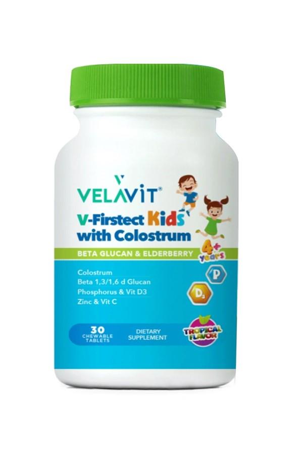 Velavit V-Firstect Kids with Colostrum 30 Tablet