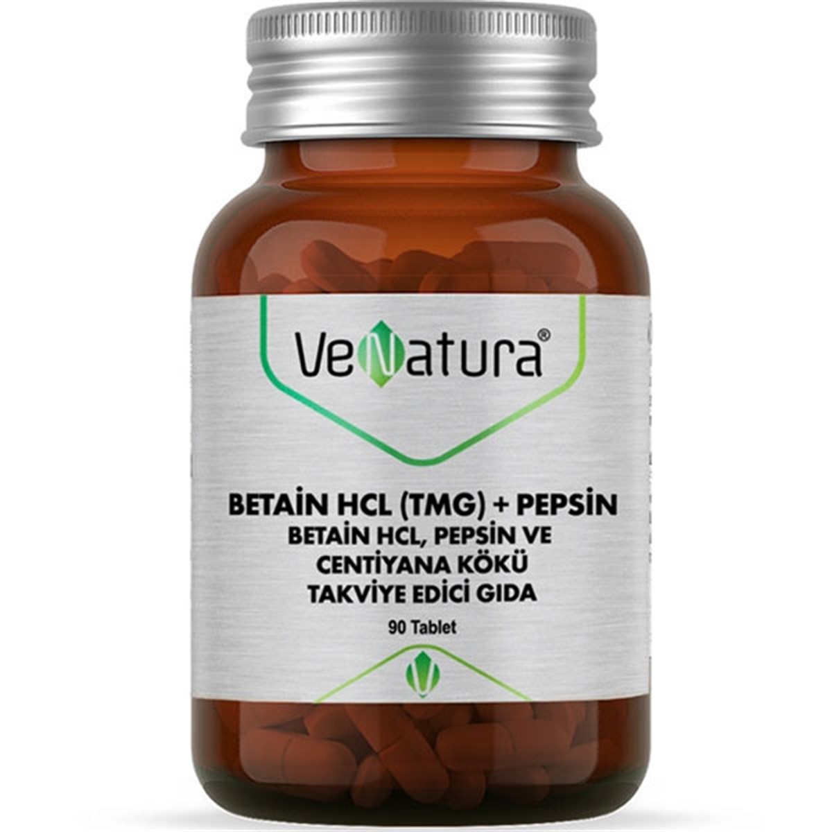 Venatura Betain HCL Pepsin ve Centiyana Kökü 90 Tablet
