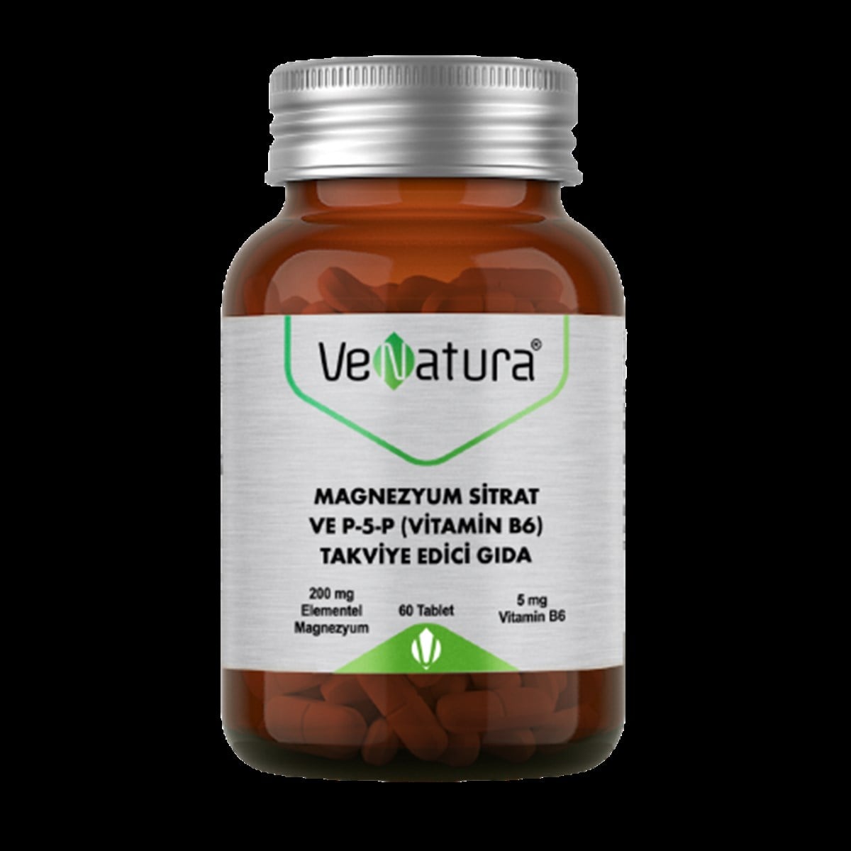 Venatura Magnezyum Sitrat P 5 P Vitamin B6 60 Tablet