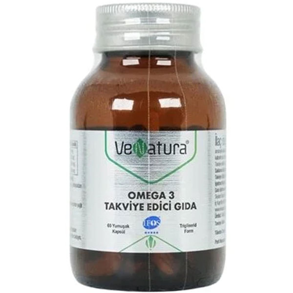 Venatura Omega 3 60 Yumuşak Kapsül Balık Yağı Takviyesi