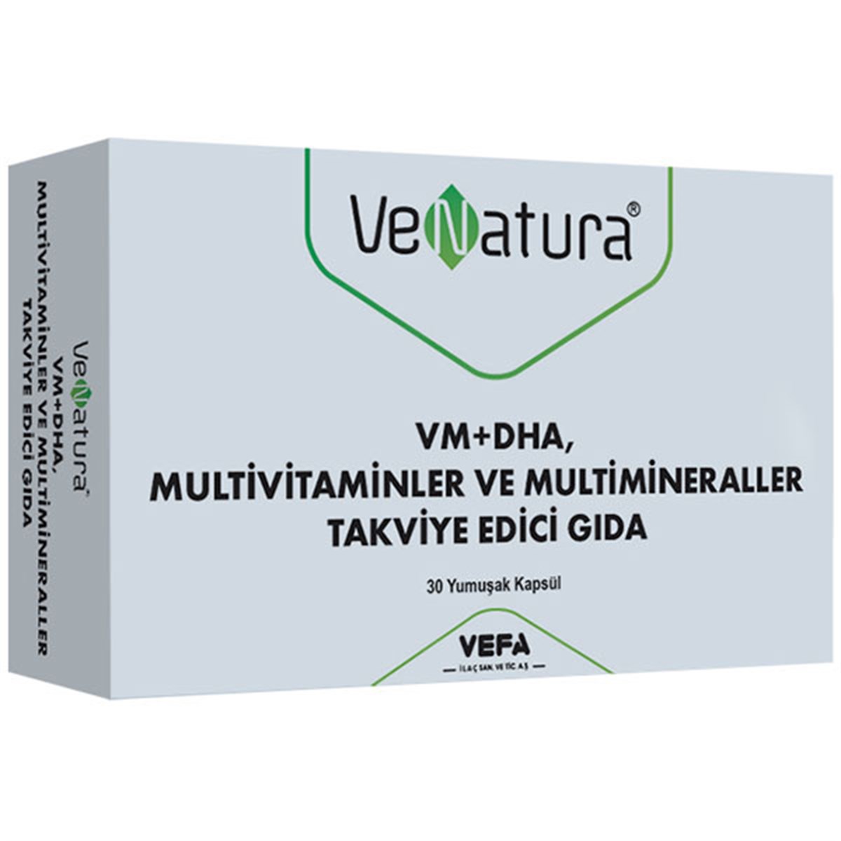 Venatura VM DHA Multivitaminler ve Multimineraller 30 Yumuşak Kapsül