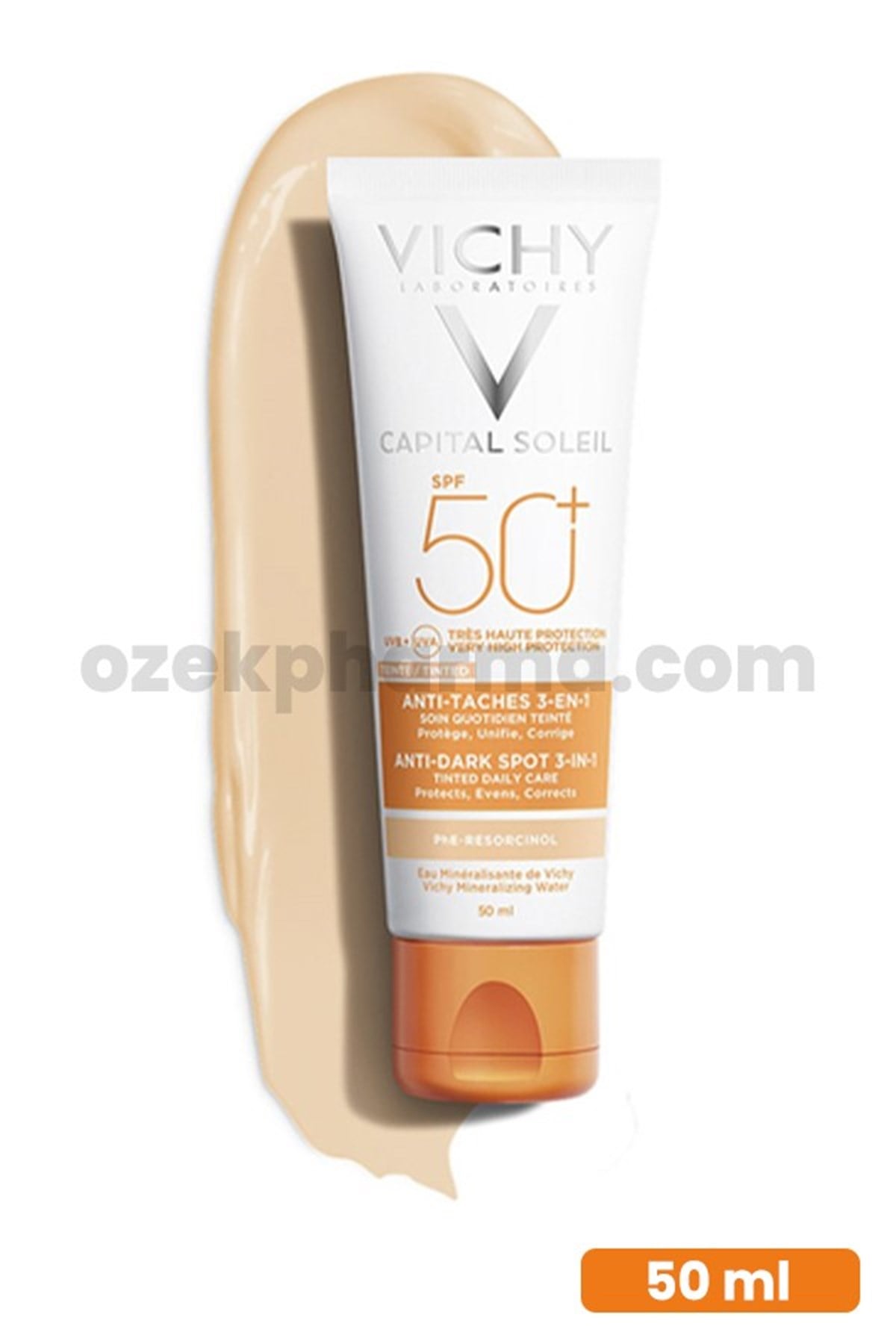 Vichy Capital Soleil Spf 50+ Anti Dark Spots Leke Karşıtı Renkli Güneş Kremi 50 ml