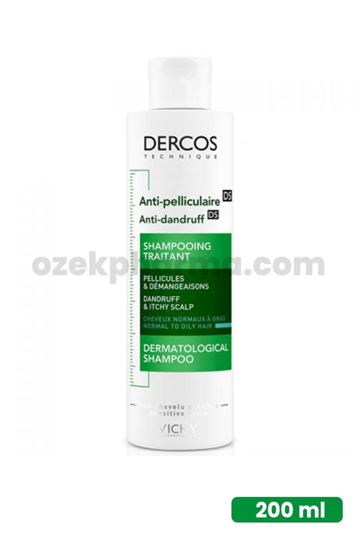 Vichy Dercos Anti Dandruff Kepek Karşıtı Şampuan 200 ml - Normal ve Yağlı Saçlar