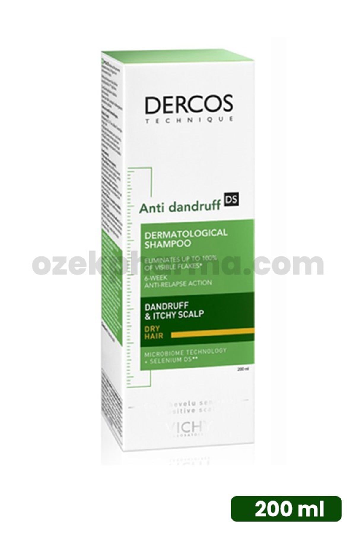 Vichy Dercos Kepek Karşıtı Şampuan 200 ml - Kuru Saçlar