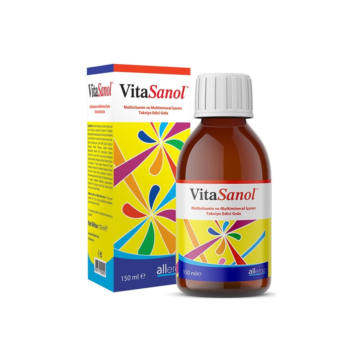 Vitasanol Multivitamin Multimineral Şurup 250 ml