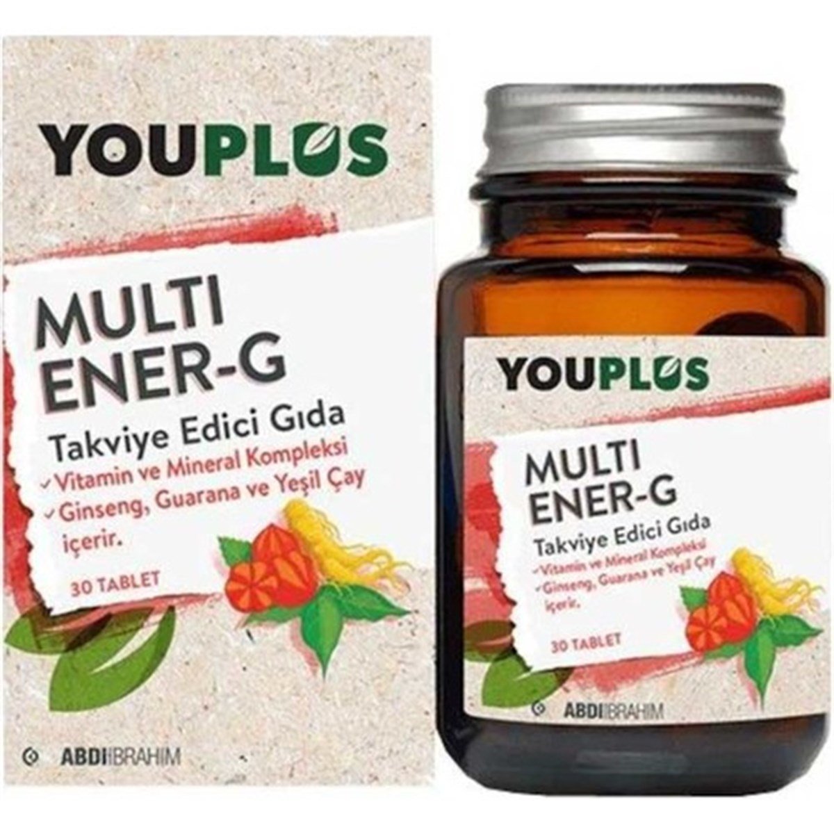 Youplus Multi Ener-G 30 tbBağışıklık GüçlendiriciAbdiibrahimYouplus Multi Ener-G 30 tb | ozekpharma.comYouplus Multi Ener-G 30 tb