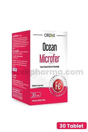 Orzax Ocean Microfer Fe 30 Tablet