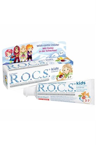 Rocs Kids 3-7 Yaş Meyve Külahı Diş Macunu 35 ml