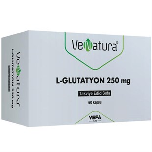 Venatura L Glutatyon 250 MG 60 Yumuşak Kapsül Gıda Takviyesi