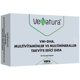 Venatura VM DHA Multivitaminler ve Multimineraller 30 Yumuşak Kapsül