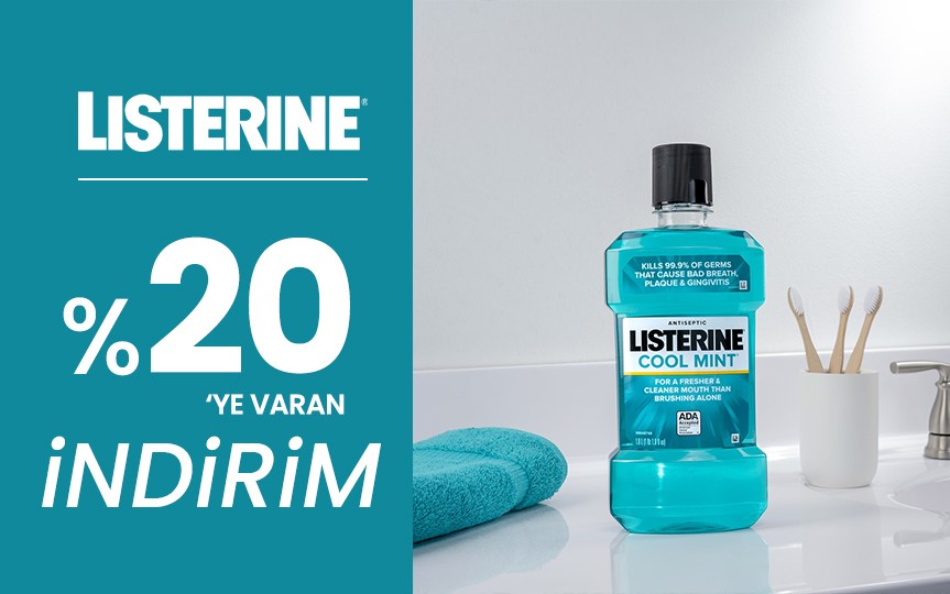 listerine banner görseli