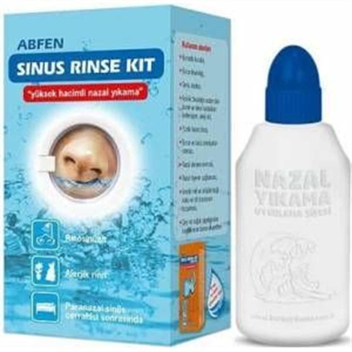 Abfen Sinüs Rinse Kit Yetişkin 25 x 240 ml