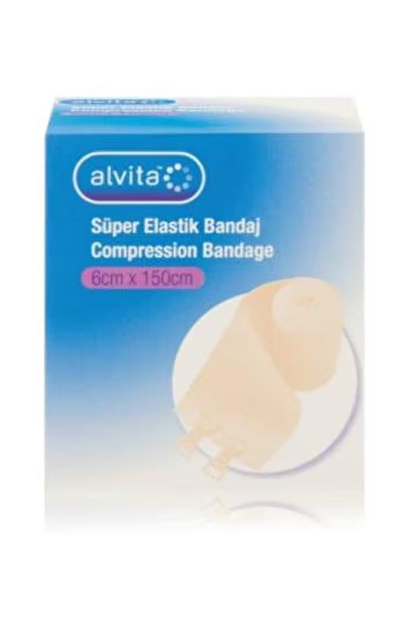 Alvita Süper Elastik Bandaj 6cmx150cm