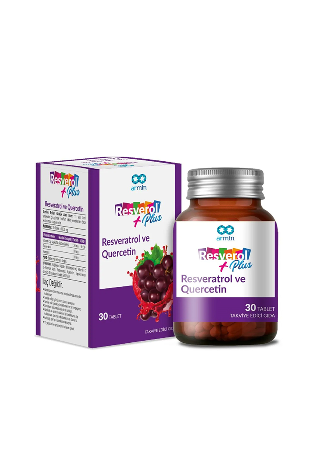 Armin Resverol Plus Quercetin 30 Tablet