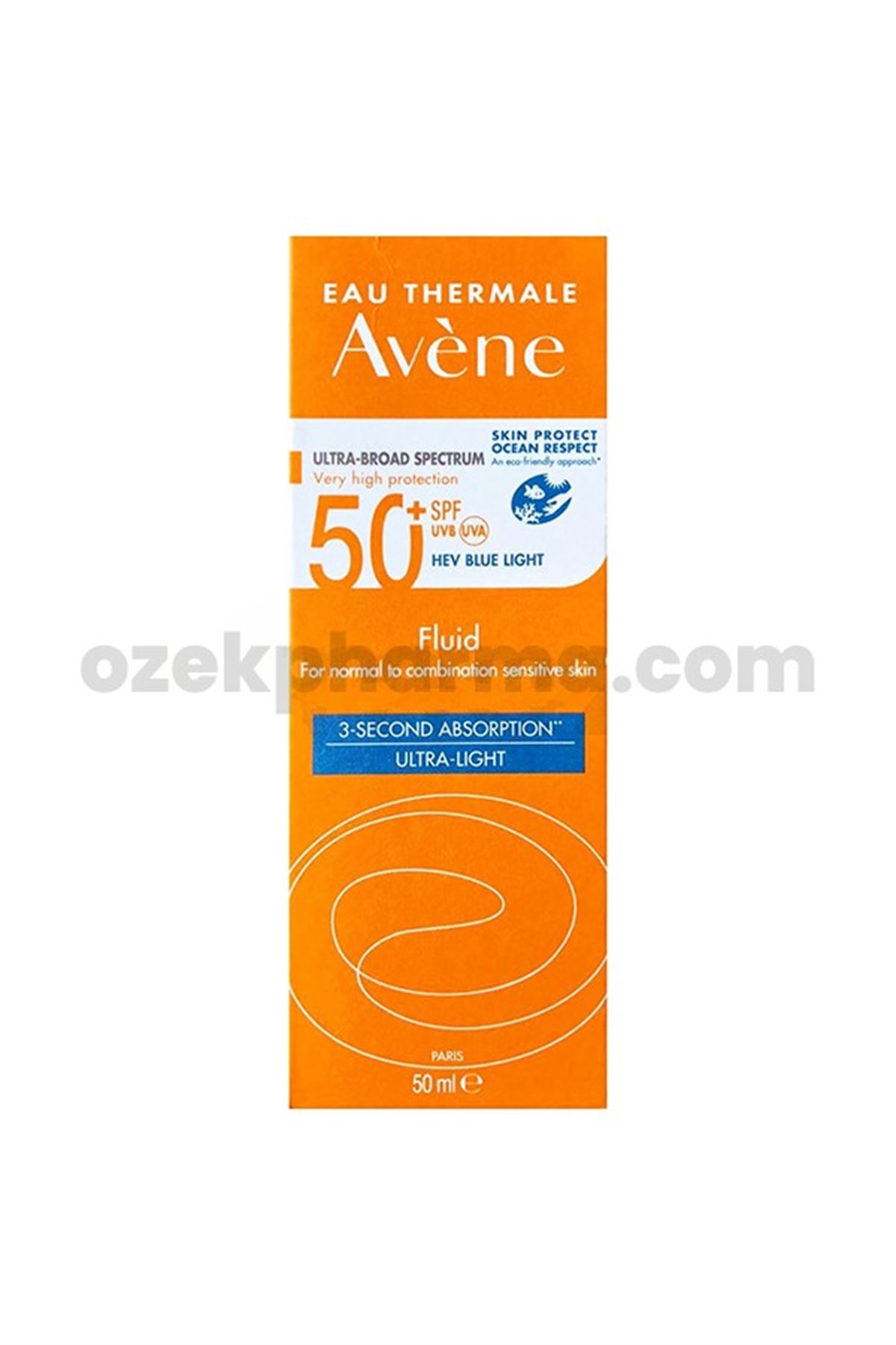 Avene Fluid 3 Second Absorption Ultra Light SPF50+ 50 ml