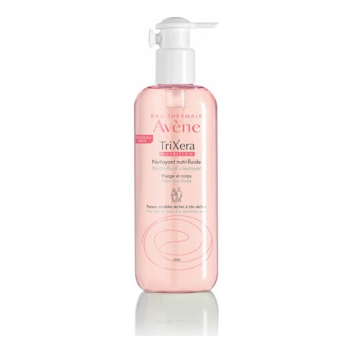 Avene Trixera Nutrition Nutri Fluide Cleanser 400 ml