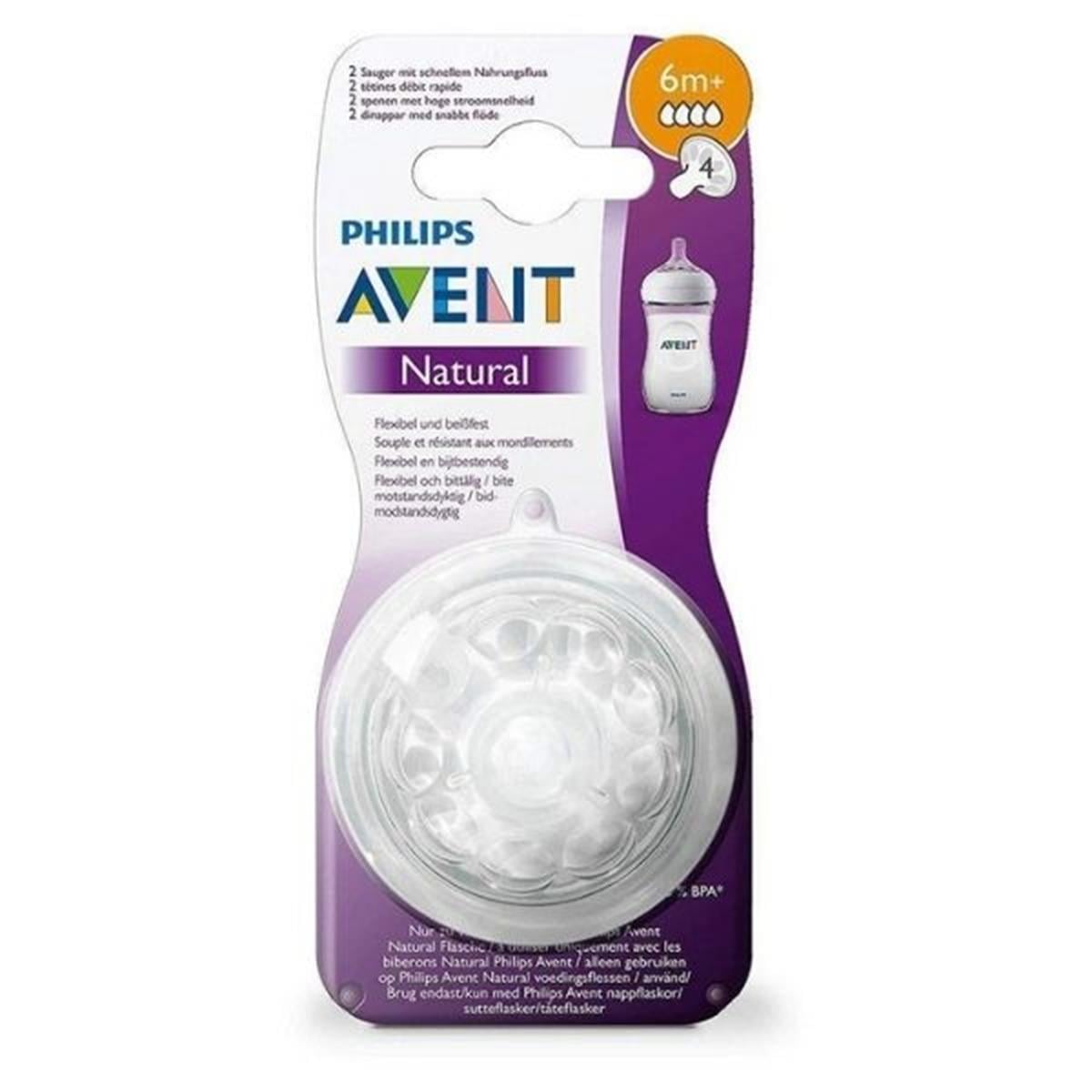 Avent Natural Biberon Emziği 6 Ay+ 2'li