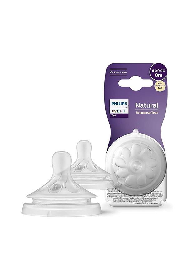 Avent Natural Response Biberon Emziği 1 Numara 0+ Ay 2'li
