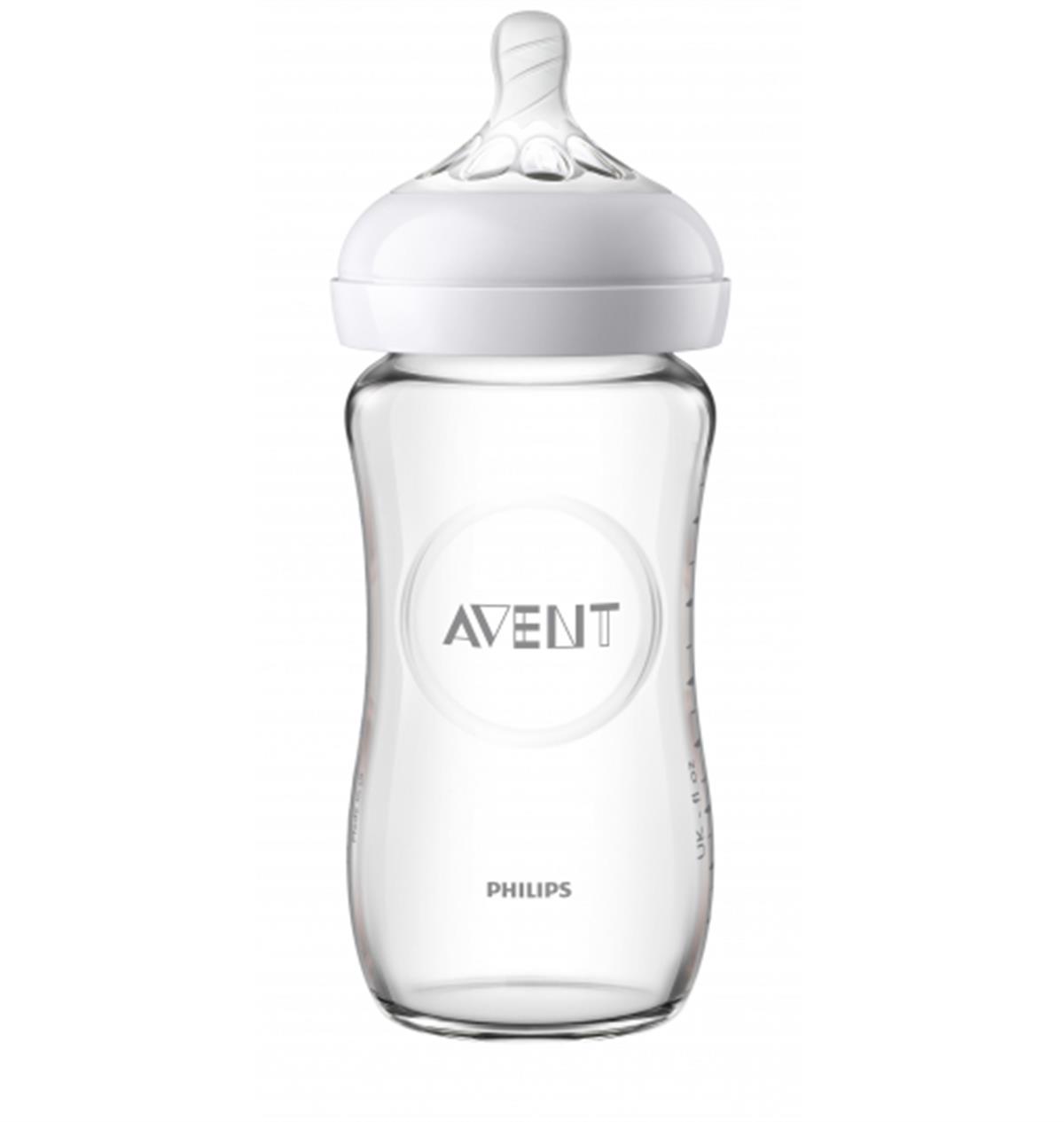 Avent SCF673/17 Natural Cam Biberon Yavaş Akış 1 Ay+ 240 ml