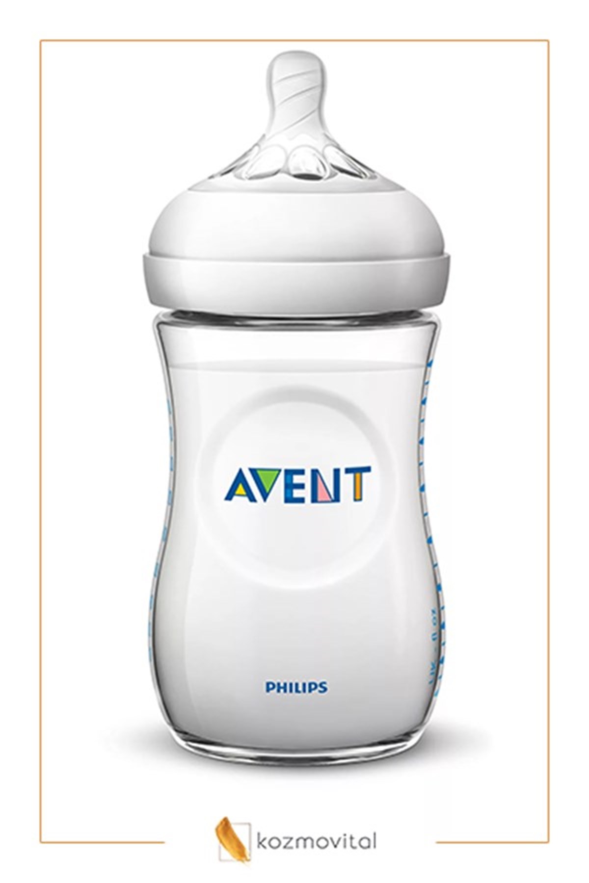 Avent SCF693/17 Natural Tekli PP Şeffaf Biberon 260 ml