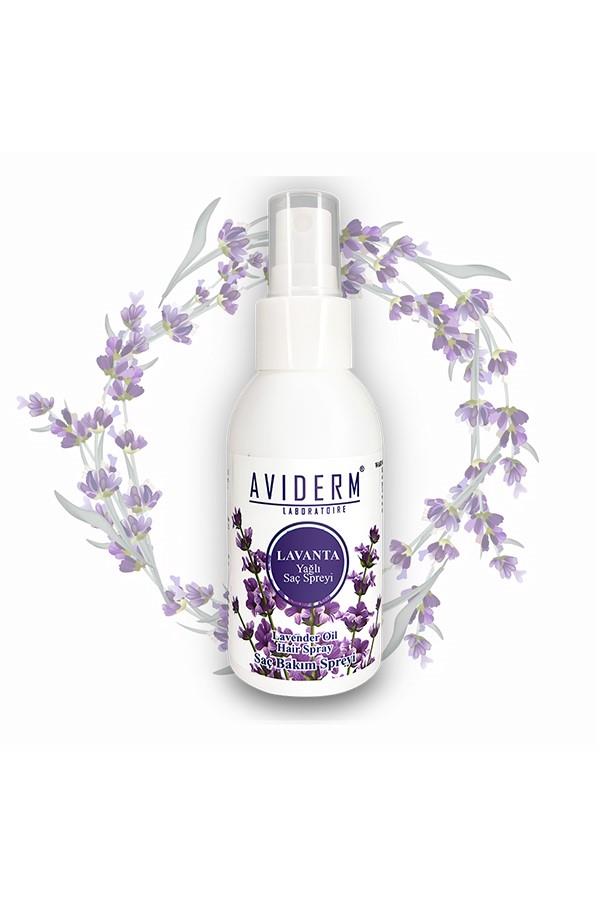 Aviderm Lavanta Yağlı Bit Kovucu Saç Spreyi 100 ml
