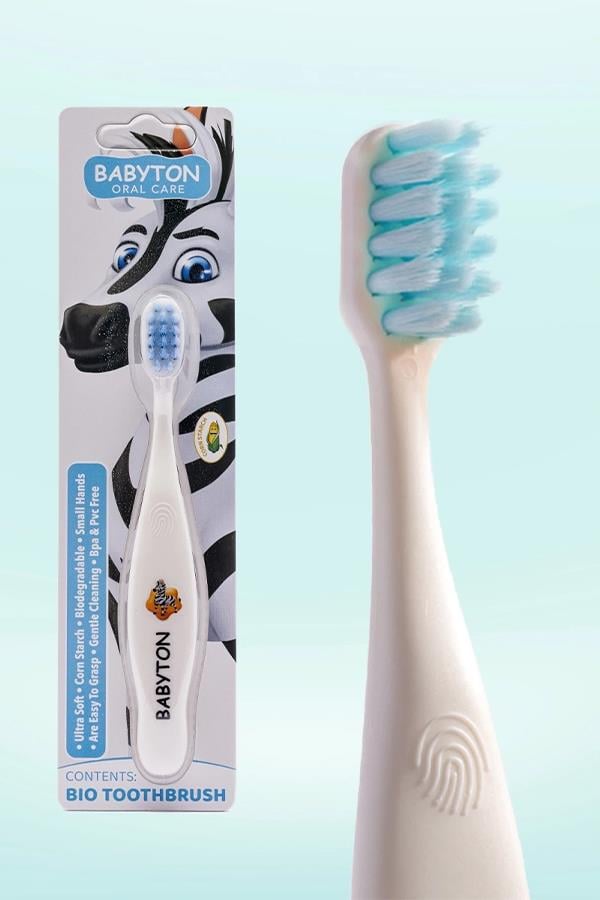 Babyton Bio Diş Fırçası Zebra