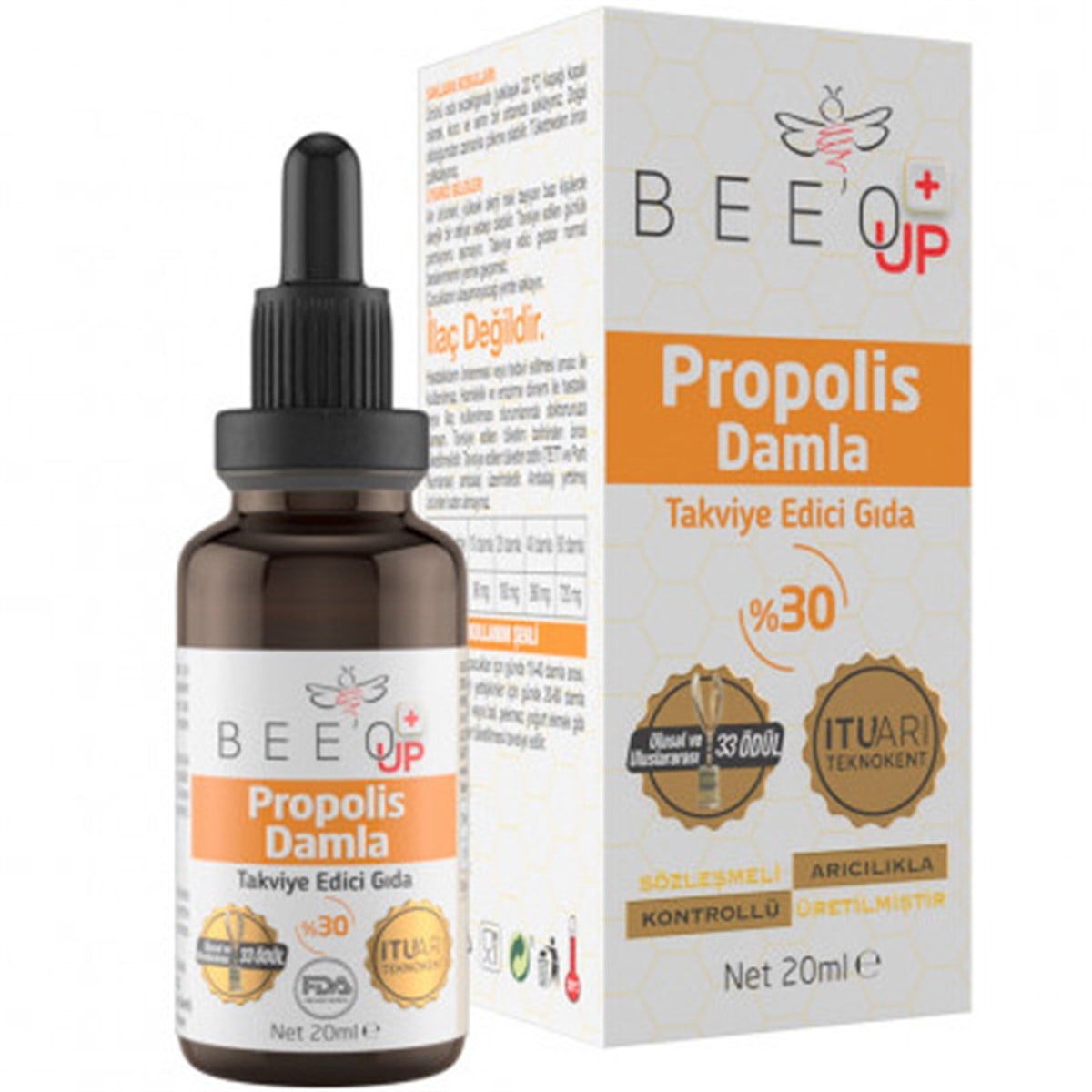 Bee'o Up Propolis Damla %30 20 ml