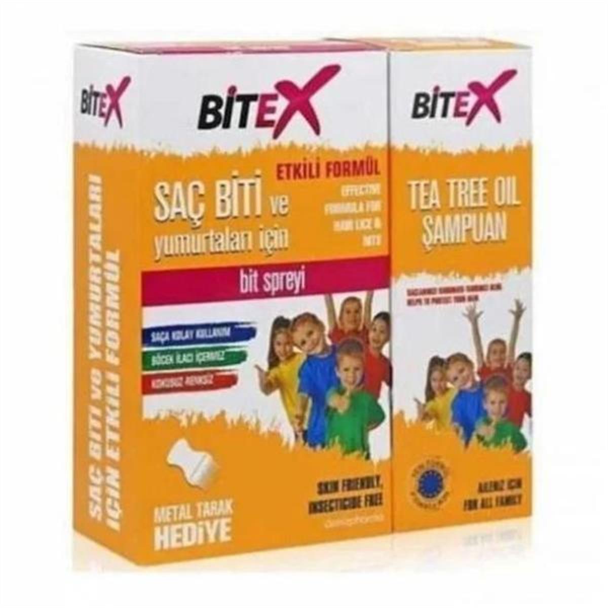 Bitex Bit Spreyi 100 ml + Şampuan 150 ml - Çelik Tarak Hediyeli
