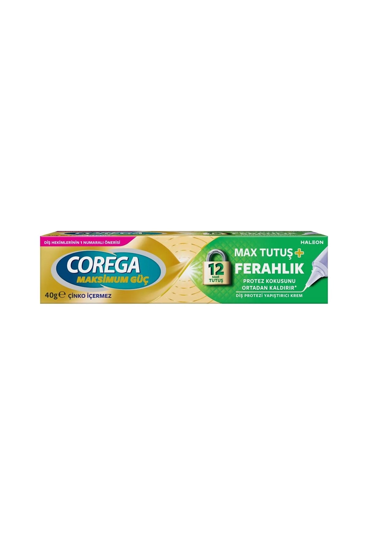 Corega Max Tutuş & Ferahlık Diş Protezi Yapıştırıcı 40Gr