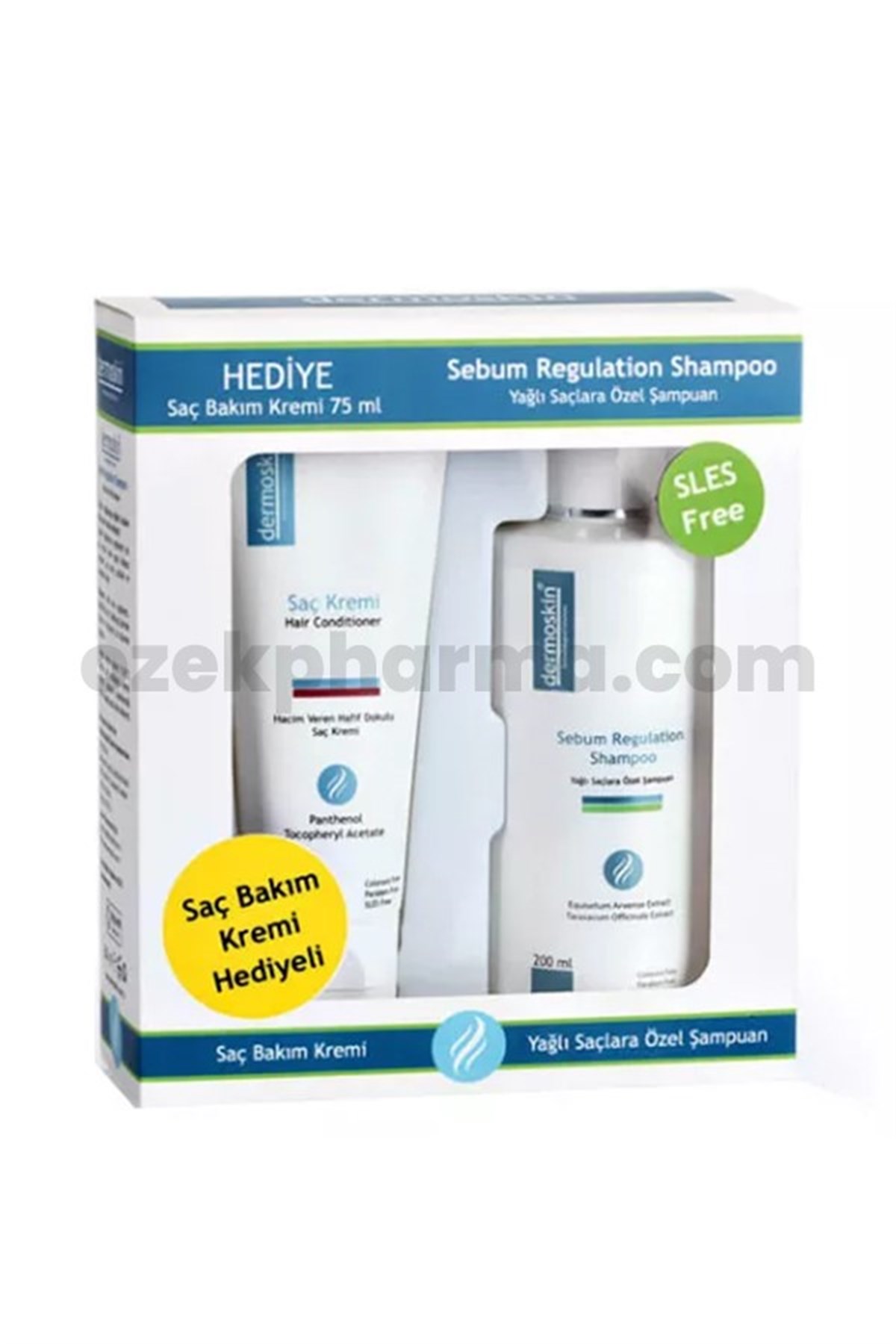 Dermoskin Sebum Regulation Shampoo 200ml+Hair Conditioner 75ml