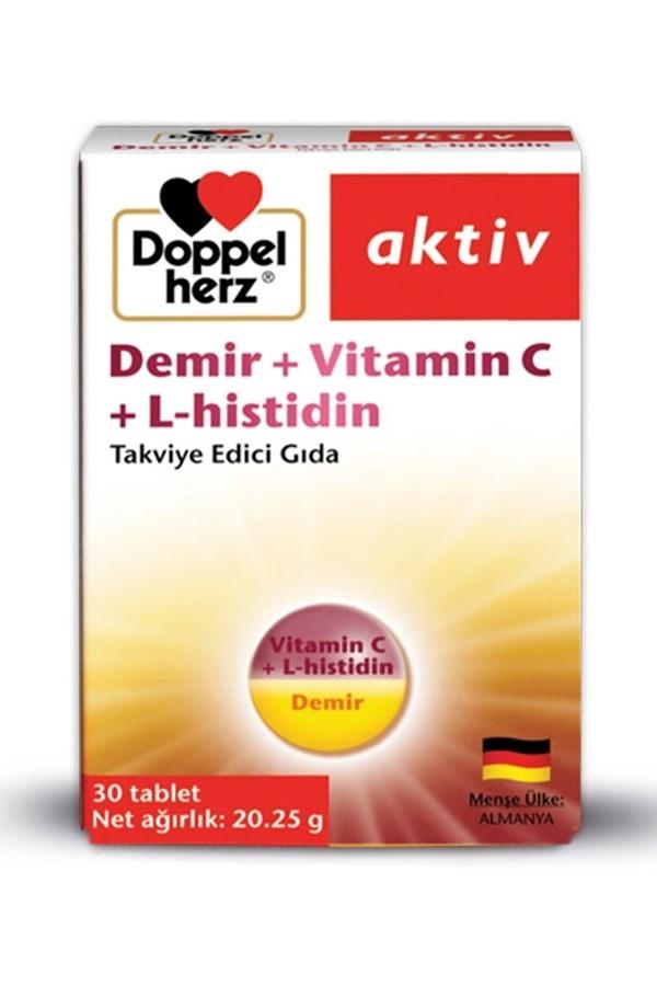 Doppelherz Demir + Vitamin C + L-Histidin 30 Tablet